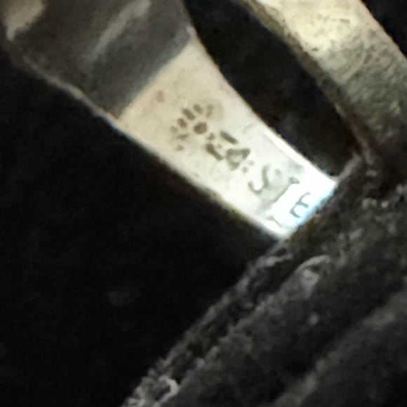 Vintage Native American Turquoise Sterling Silver Ring - Picture 7 of 7